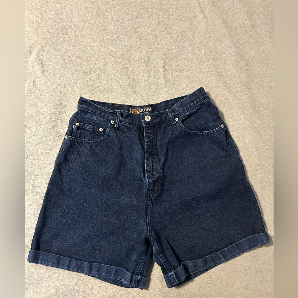 Route 66 Dark Blue Jean Shorts